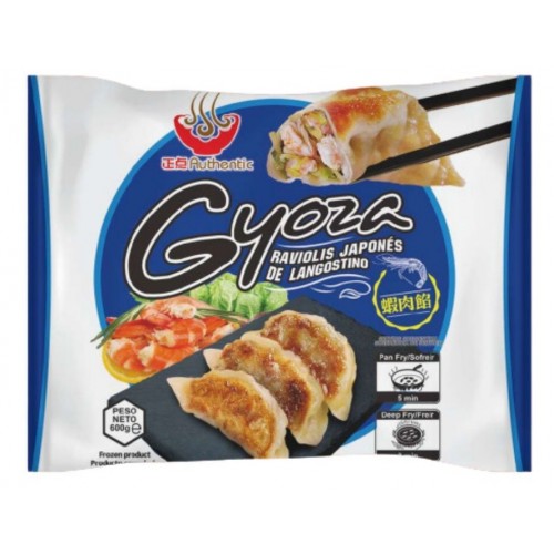Gyoza with shrimps, Meng Fu, 30 pcs (frozen)